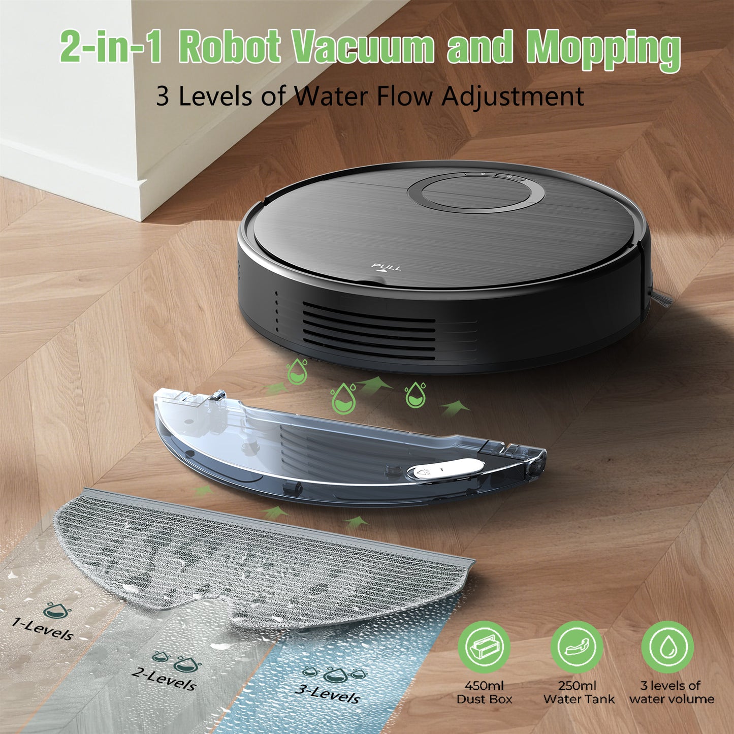 ONSON ROBOT VACUUM AND MOP COMBO