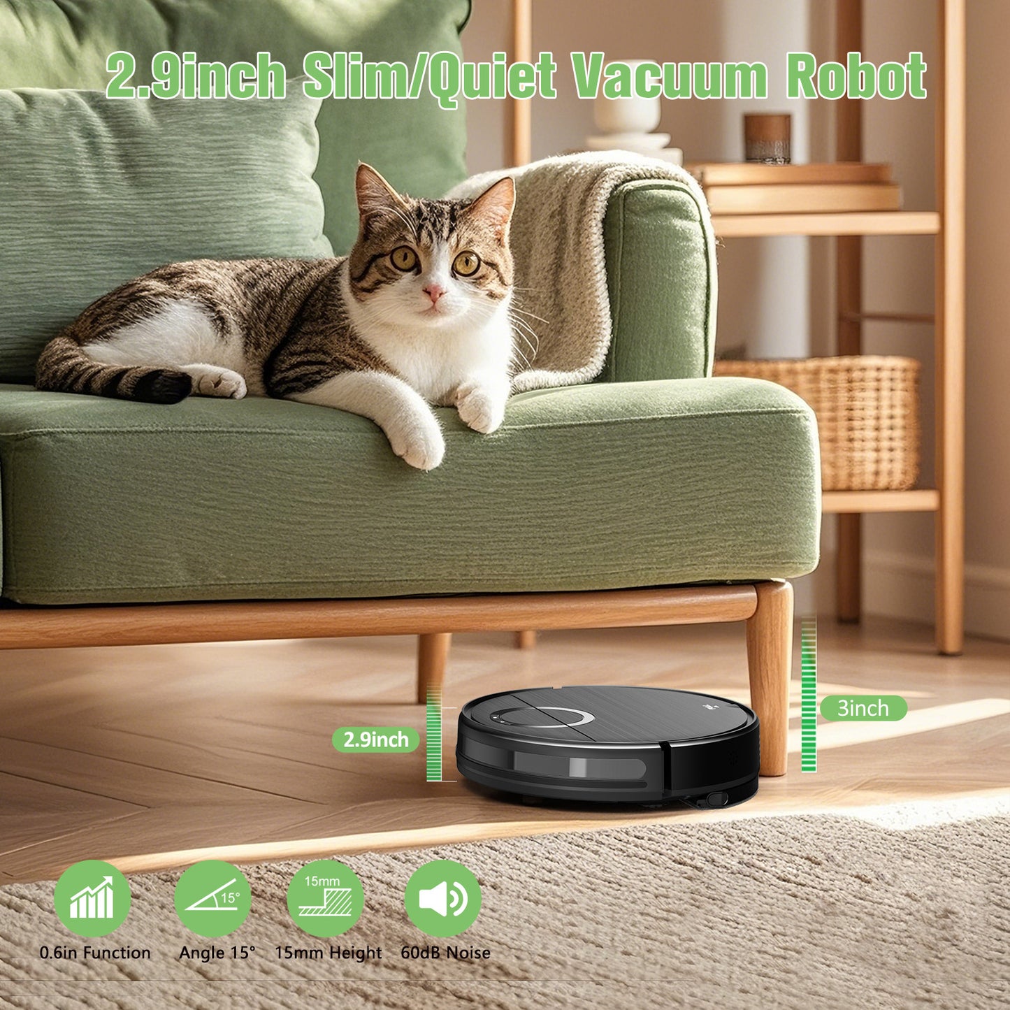 ONSON ROBOT VACUUM AND MOP COMBO