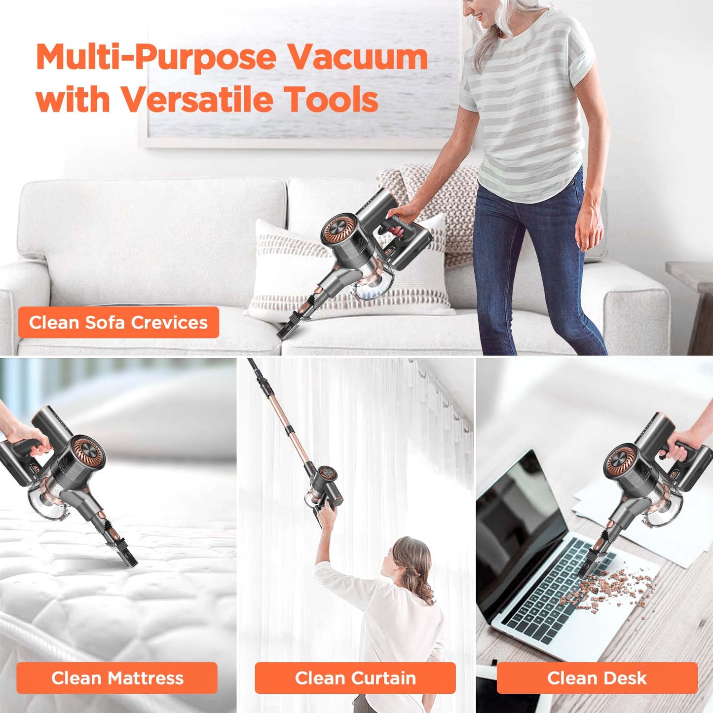 GOOVI Vacuum Cleaner PB101 -Gold