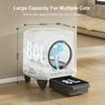 GOOVI Self Cleaning Cat Litter Box Smart Automatic Litter Box with App Control, White 11