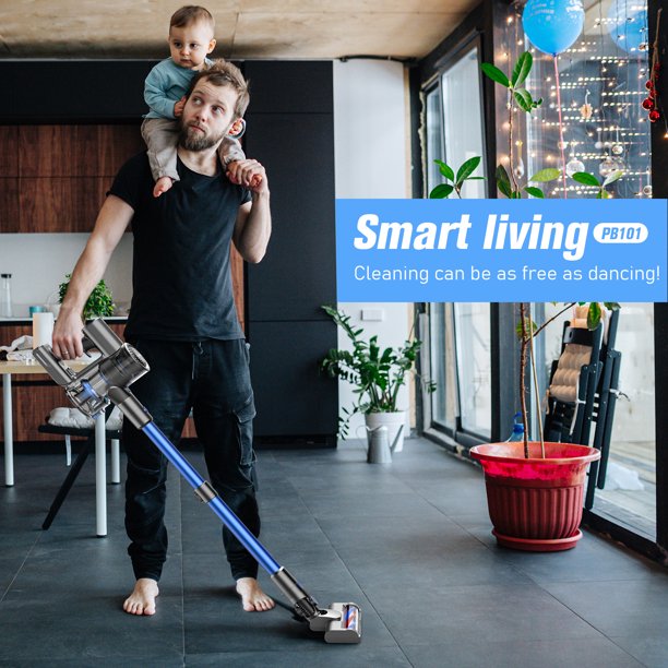 ONSON Cordless Vacuum, Lightweight and Quiet,Stick Vacuum Cleaner for Hardwood Floor