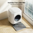 GOOVI Self Cleaning Cat Litter Box Smart Automatic Litter Box with App Control, White 11