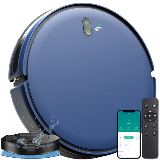 GOOVI Robot Vacuum Cleaner, Robot Vacuum and Mop Combo with WIFI / Alexa for Pet Hair and Hard Floor