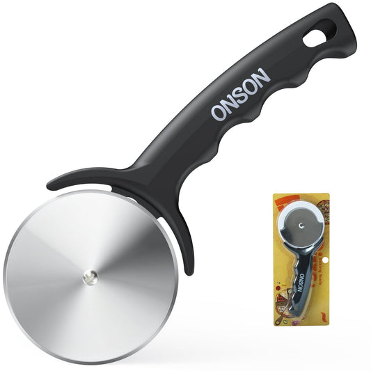 Pizza Cutter Wheel – Stainless Steel Blade, Ergonomic Handle, Easy Dishwasher Cleaning, Sharp & Classic Slicer for Pizza Lovers-03