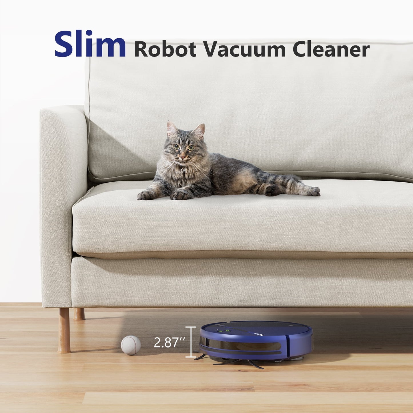 ONSON Robot Vacuum Cleaner, 2 in 1 Mop Combo for Pet Hair, Hard Floor