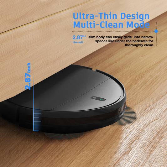 ONSON Robot Vacuum Cleaner,2 in 1 Robot Vacumm Mop Combo, With WiFi/App Connection, for Pet Hair, Hard Floor-Sd