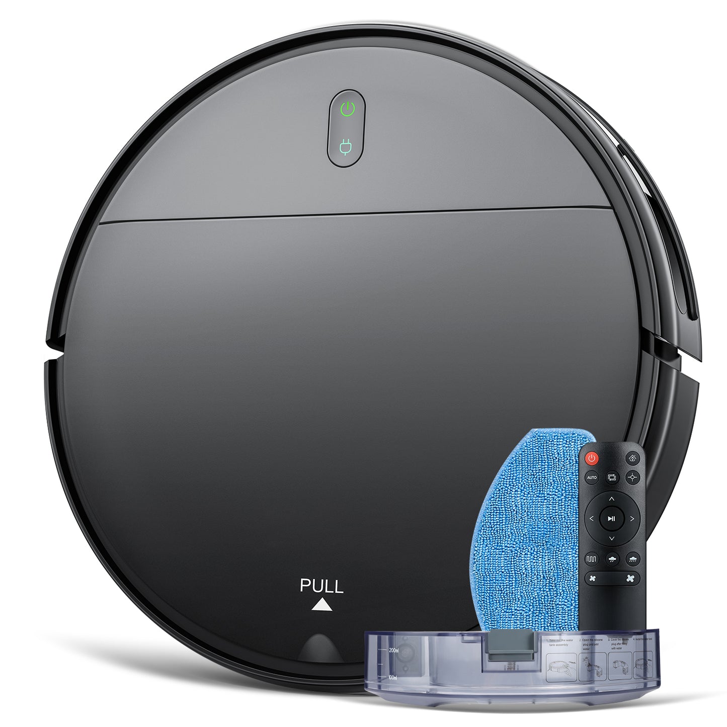 ONSON Robot Vacuum Cleaner,2 in 1 Robot Vacumm Mop Combo, With WiFi/App Connection, for Pet Hair, Hard Floor-Sd